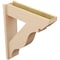 Ekena Millwork 7 1/2-in W x 28-in D x 32-in H Funston Slat Rough Cedar Woodgrain TimberThane Outlooker, Primed Tan OUTUR075X28X32FST24RCPR - alternate 3